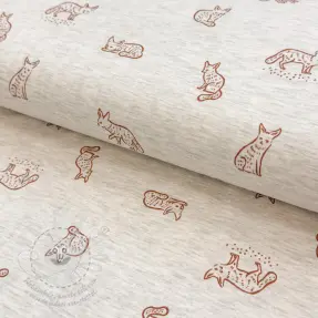 Úplet Hidden foxie ecru melange