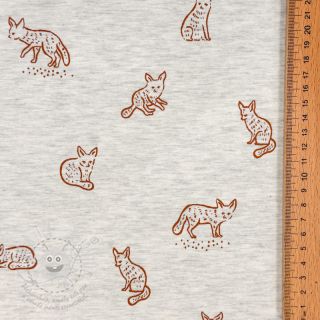 Úplet Hidden foxie ecru melange