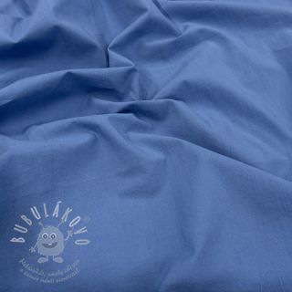 Bavlněná látka WASHED royal blue