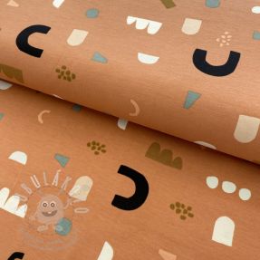 Úplet Safari objects dark apricot