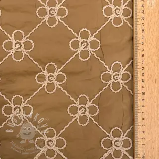 Prošev Flower design light brown