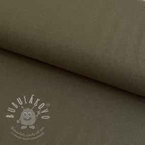 Teplákovina počesaná SOFT Letters hazel