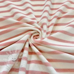 Kojenecký plyš YARN DYED Stripe rose