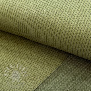 Pletenina RECYCLED Cable khaki