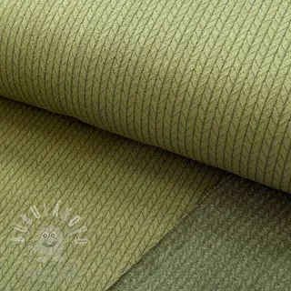Pletenina RECYCLED Cable khaki