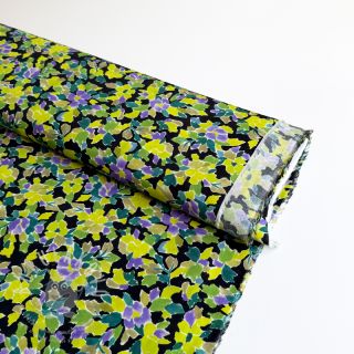 Viskóza RADIANCE Flowers green