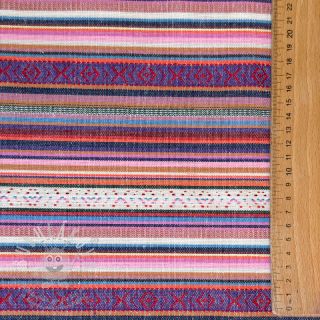 Žakár YARN DYED Stripes multicolor