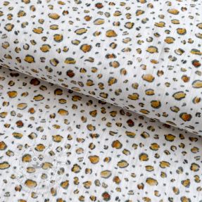 Dvojitá gázovina/mušelín Skin white digital print