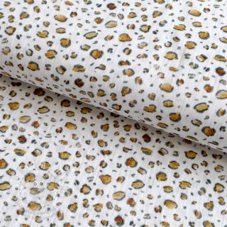 Dvojitá gázovina/mušelín Skin white digital print