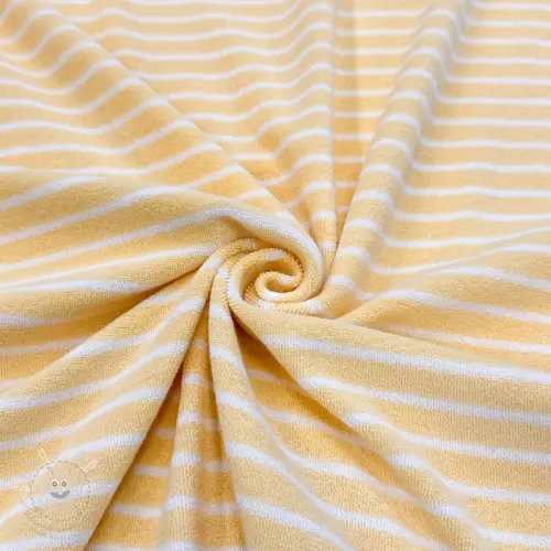 Levně Froté YARN DYED Stripes honey