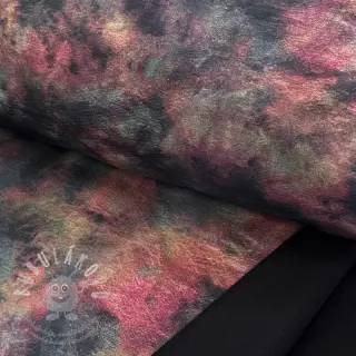 Softshell zimní Abstract anthracite digital print