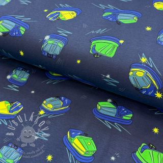 Úplet NEON Bumper cars midnight blue