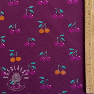 Úplet GLITTER Cherries berry