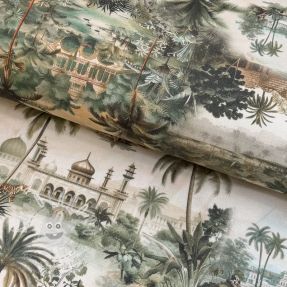 Dekorační látka Tropical forest sage digital print