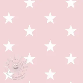 Bavlněná látka Stars light rose