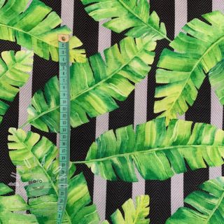 Dekorační látka s teflonovou úpravou TROPICAL LEAF GARDEN