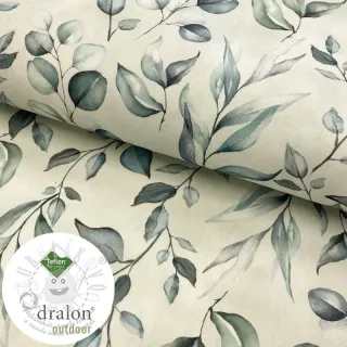 Dekorační látka s teflonovou úpravou HANDPAINT PLANT LOVER