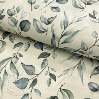 Dekorační látka s teflonovou úpravou HANDPAINT PLANT LOVER