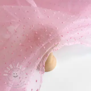Tyl na TUTU DOTS pink