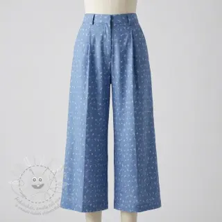 JEANS STRETCH Small retro flowers jeans