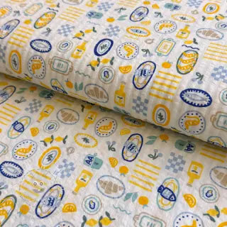 Bavlněná látka Bubble Stripe design C digital print