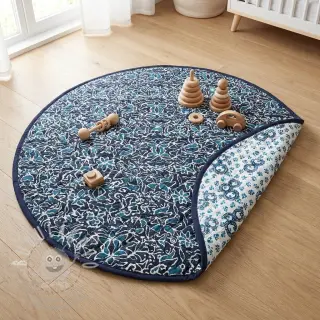 Bavlněná látka QUILT DOUBLE SIDED Square design C