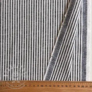 Len s bavlnou Stripe black