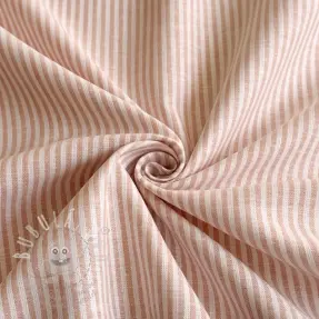 Len s bavlnou Stripe rose