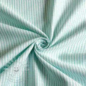 Len s bavlnou Stripe mint