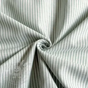 Len s bavlnou Stripe pastel green