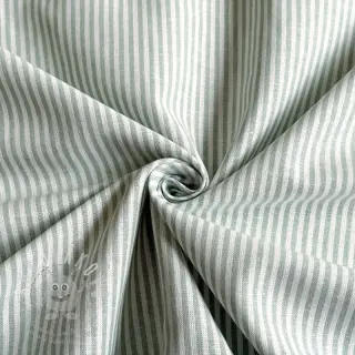 Len s bavlnou Stripe pastel green