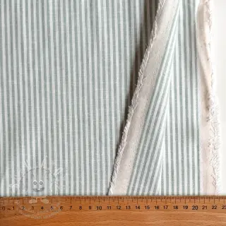 Len s bavlnou Stripe pastel green