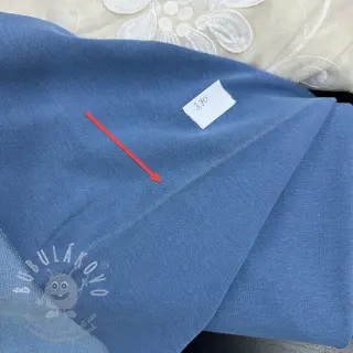 Teplákovina DENIM bleached II.třída