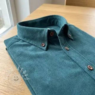 Manšestr tenký teal