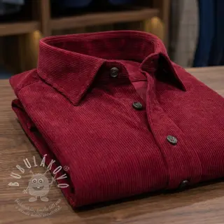 Manšestr tenký dark red