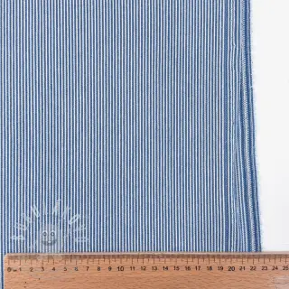 JEANS DENIM 8.5 OZ Small stripe light blue