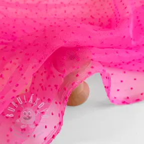 Tyl na TUTU DOTS dark blue