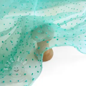 Tyl na TUTU DOTS mint