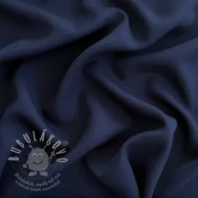 Lyocell navy blue