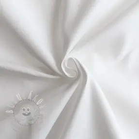 Bavlněná látka TWILL Mango white