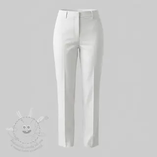 Bavlněná látka TWILL Mango white