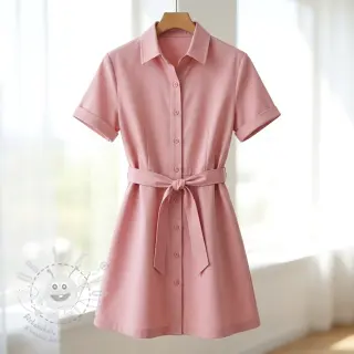 Bavlněná látka TWILL Mango olive pink