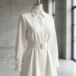 Bavlněná látka TWILL Mango off white