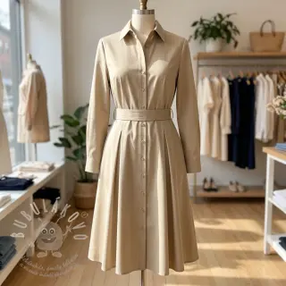 Bavlněná látka TWILL Mango light sand