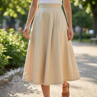 Bavlněná látka TWILL Mango pebble