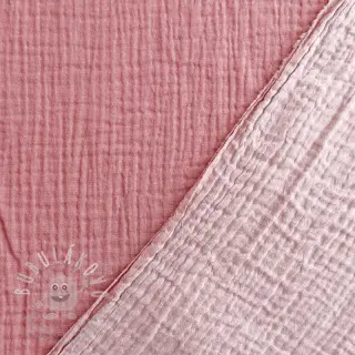 Dvojitá gázovina/mušelín DOUBLE FACE lilac