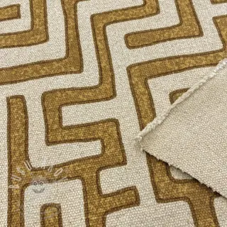 Dekorační látka RAFFIA ocre