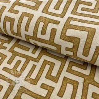 Dekorační látka RAFFIA ocre