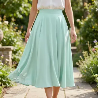 Viskóza se lnem BUBBLY misty jade