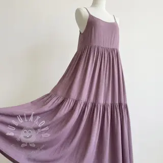 Viskóza se lnem BUBBLY lavender